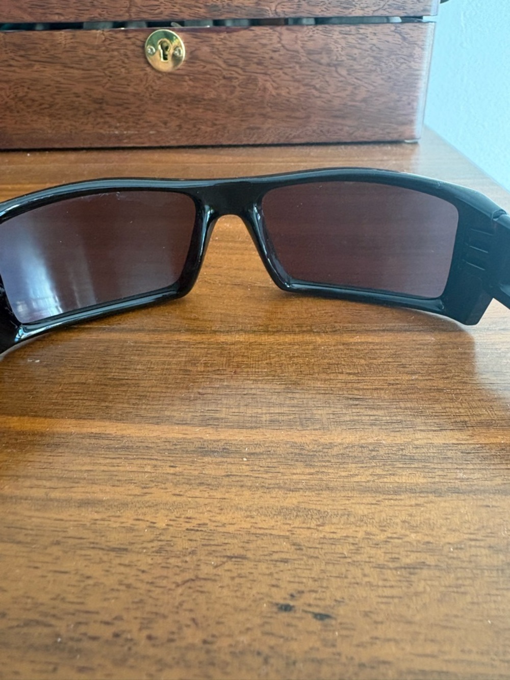 Oakley GASCAN S Polished Black/Grey Sunglasses - Picture 7 of 9